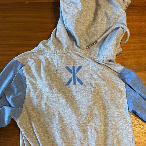 OnePiece gray/blue Norweigan Cotton Jump In Base Layer PJs, Winter, Skiing, XXS - Picture 7 of 7